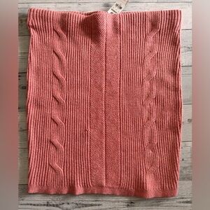 EXPRESS High Waisted cable knit sweater mini skirt